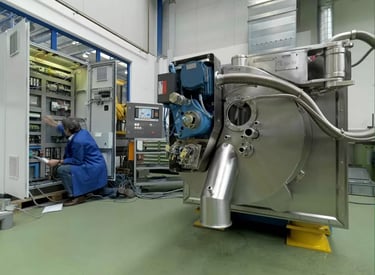 Pusher Centrifuge Installation