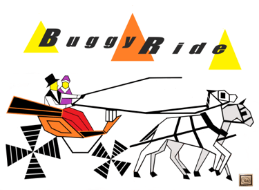 BUGGY RIDE richWOODart.com straight line art 