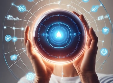 a man riding a skateboard down a street next to tall buildings