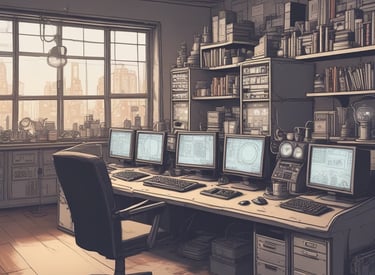 Several business cards are displayed in various colors and patterns. A dark blue card with white text reading 'Castro Capital' is prominently positioned in the background. In the foreground, there are numerous cards with woven red and orange designs, along with others featuring architectural imagery. Behind the blue card, a textured rock provides a contrasting natural element against the smooth cards.