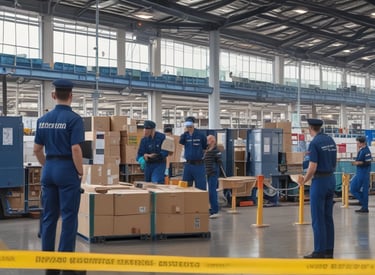 Friendly customer service representative assisting a client over the phone.