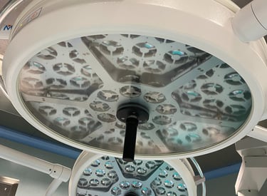 luce scialitiche di sala operatoria