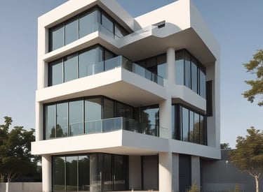 A beautifully designed modern living room showcasing residential interior design.