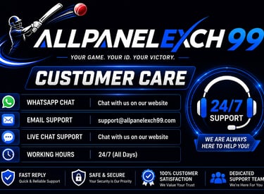 allpanelexch99 Customer care