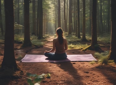 A serene massage room bathed in soft natural light with calming decor.