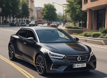 LED headlight emitting crisp white light with subtle blue tones in a cinematic night setting.