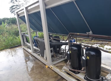 Chiller aire-agua para climatización en hospital de Guinea Ecuatorial