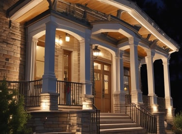 A sparkling clean commercial pool with clear blue water and neatly maintained surroundings.