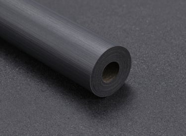 Various rubber sealing materials arranged neatly on a workshop table