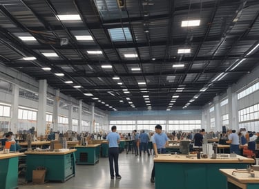 Negotiation scene between a sourced supplier and a business client.