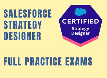 Foto com a capa dos simulados de Strategy Designer