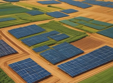 Technician analyzing biomass samples for agroenergy projects.