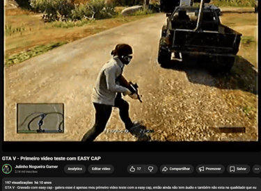 primeiro video do canal