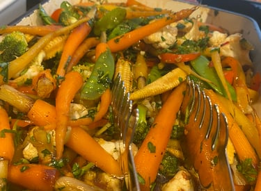 Our meals are prepared from scratch, using fresh produce daily