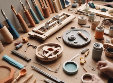 A smiling instructor guiding a small group in a sensory learning session.