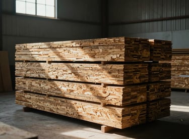 Close-up of premium industrial hardware neatly arranged in a warehouse.