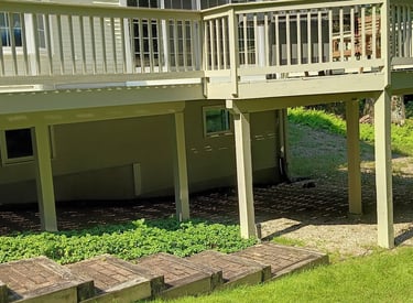 We design, build, repair, and refinish decks 