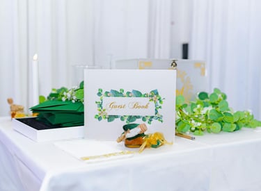 alcancia para boda y tarjetas