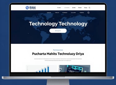 A sleek, user-friendly website mockup with lavender accents.