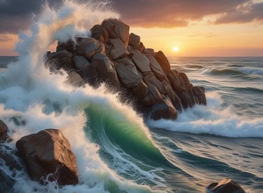 A person climbing a steep rock face with determination