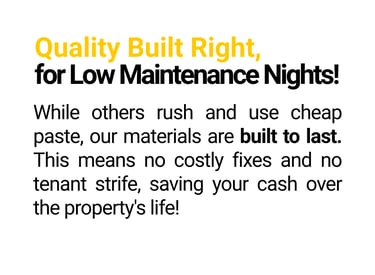 High-quality renovation work in Kuching, Sibu, Miri, and Bintulu using durable materials for long-la