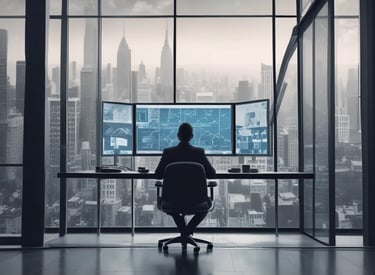 a man riding a skateboard down the side of a ramp