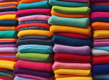 Pair of edgy, patterned socks displayed hanging from a punk rock zipper jacket