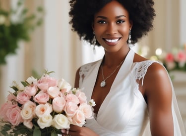 A volunteer organizing flyers and posters on a table indoors.
