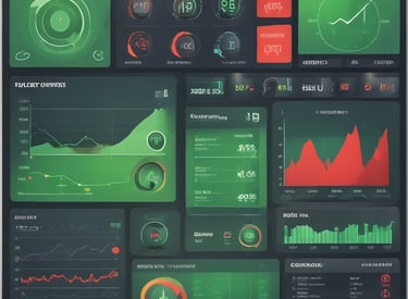 Close-up of a custom software interface designed for business automation.
