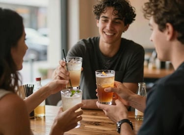 Thruster components laid out neatly on a workbench.