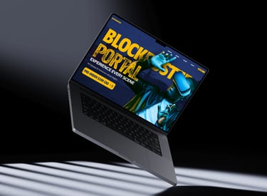 blockbuster portal mockup