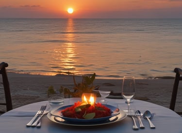 An elegant villa terrace adorned with soft lighting and lush greenery, perfect for intimate celebrations.