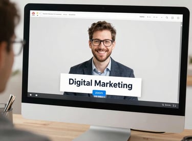 One-on-one coaching session focused on setting up targeted ads to attract new prospects.