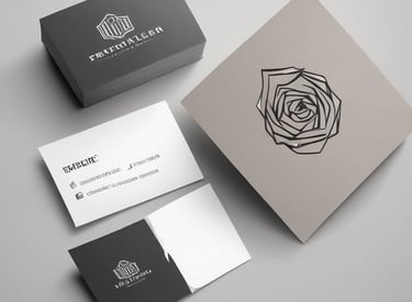 A vibrant design project showcasing branding elements.