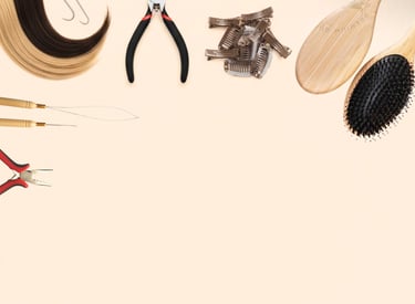 Haarextensions Zubehör und tools