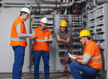 A small business owner happily reviewing marketing campaign results on a laptop.