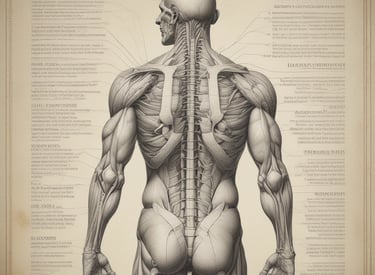 A therapist gently massaging a client's tense neck in a calm, softly lit room.