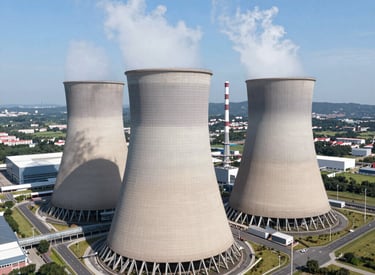 Workers assembling renewable energy components on site.