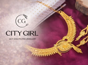 City Girl Jewellery - Best imitation Jwellery - 18 Carat Gold Plated - Bridal Wear