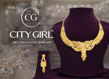 City Girl Jewellery - Best imitation Jwellery - 18 Carat Gold Plated - Bridal Wear