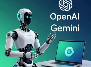 Close-up of a branded AI agent interface on a tablet.