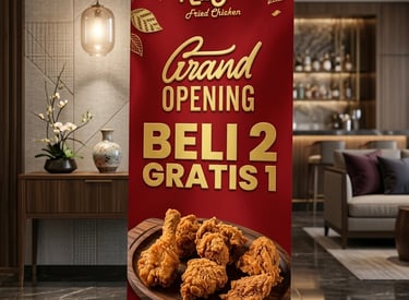 Percetakan Makassar Arinang Art Roll Up Banner