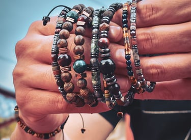 pulseras de piedras naturales