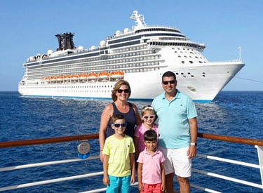 Cozy Scandinavian-style restaurant interior with a team planning social media content around a wooden table.