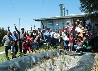 EcoRumbo entregando proyecto de plantación a la comunidad para promover soluciones sustentables
