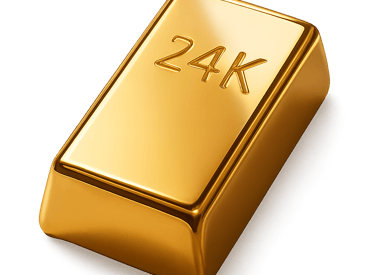 a gold barcoden of 24kg of 24kg of 24k