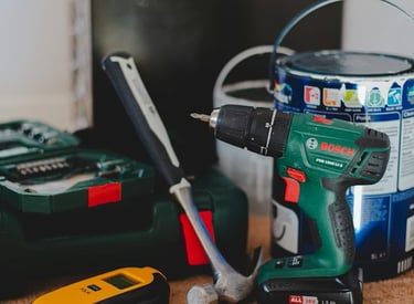 a power drill with a hammer 