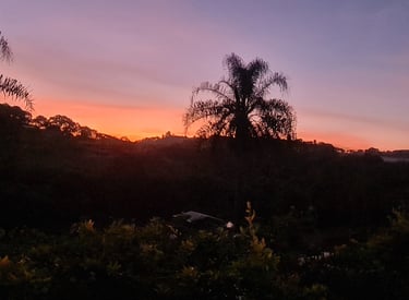Por do Sol na Pousada Terras de Bragança