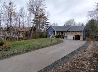 exposed aggregate driveway