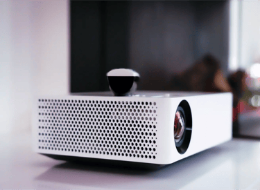 proyector blanco para cine en casa